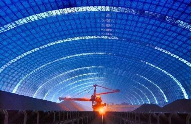 信阳亿优钢构工程师为您解析原料场封闭技术的特点和类型